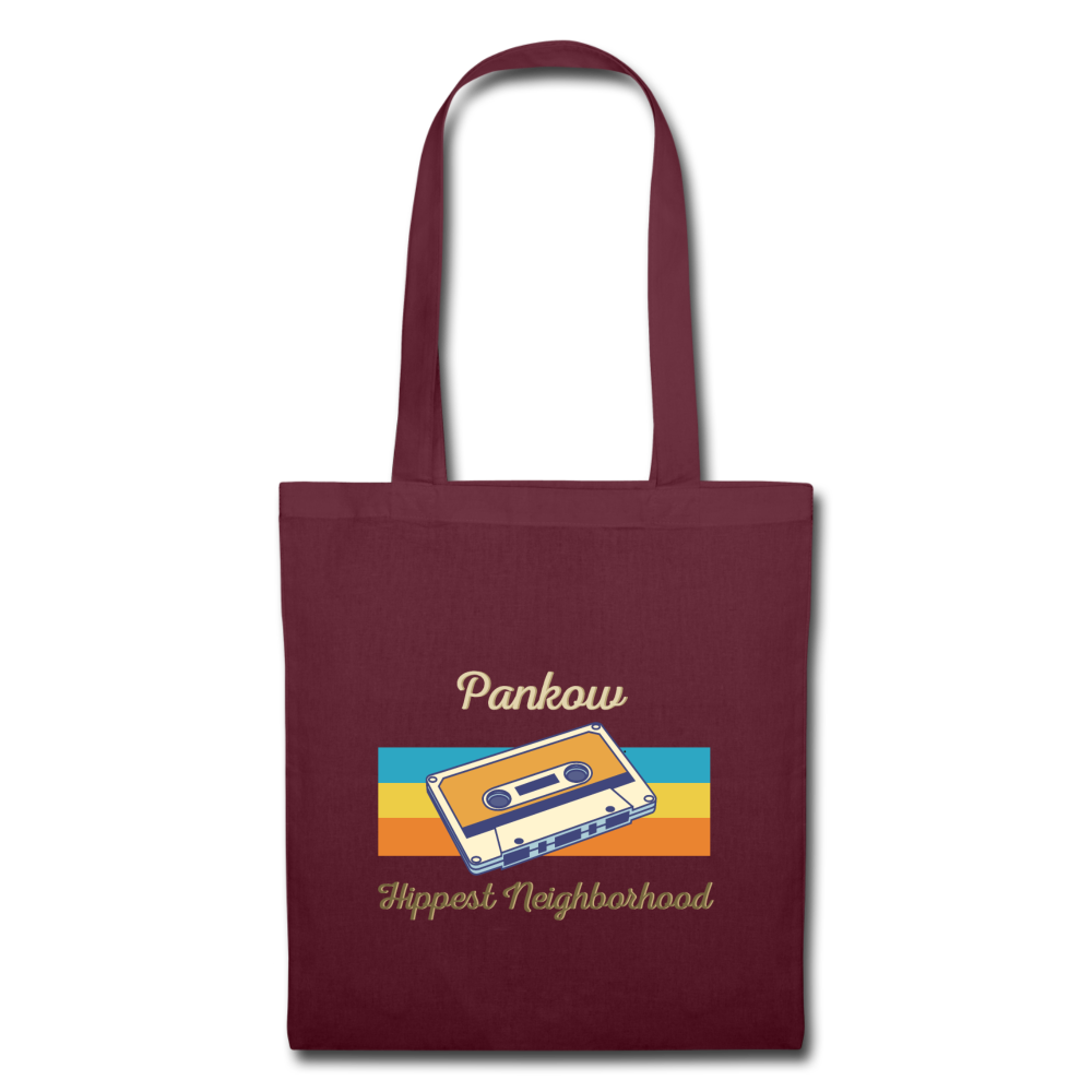Pankow Hippest Neighborhood - Stoffbeutel - Burgunderrot