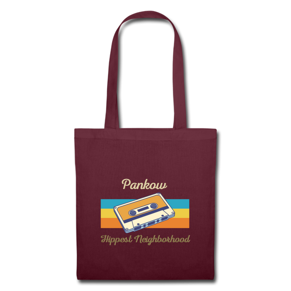 Pankow Hippest Neighborhood - Stoffbeutel - Burgunderrot