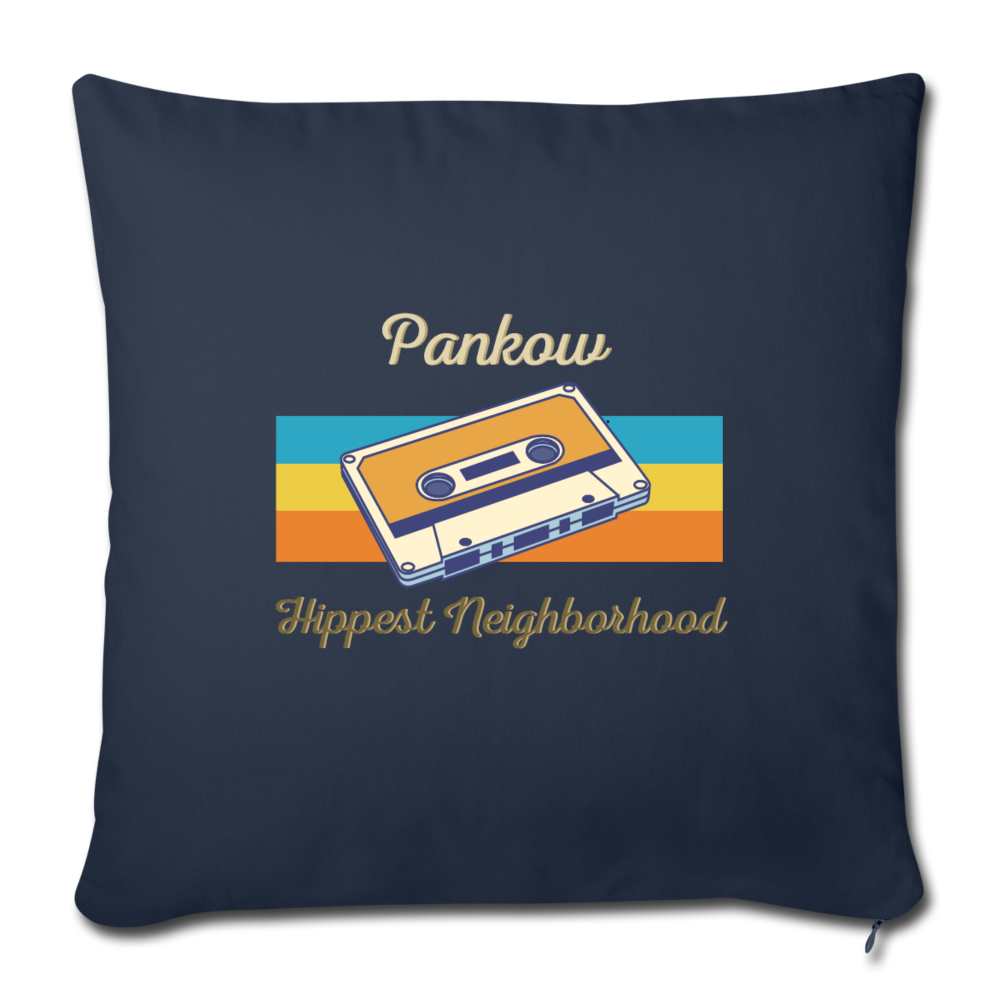 Pankow Hippest Neighborhood - Sofakissen mit Füllung (45 x 45 cm) - Navy