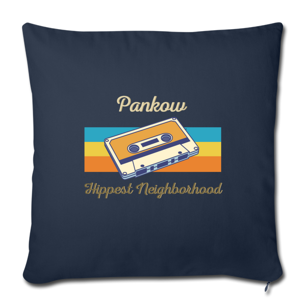 Pankow Hippest Neighborhood - Sofakissen mit Füllung (45 x 45 cm) - Navy