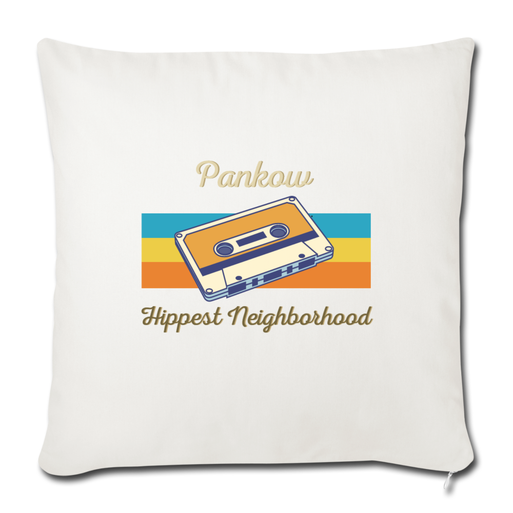 Pankow Hippest Neighborhood - Sofakissen mit Füllung (45 x 45 cm) - Naturweiß
