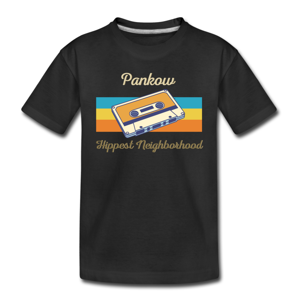 Pankow Hippest Neighborhood - Teenager Premium T-Shirt - Schwarz