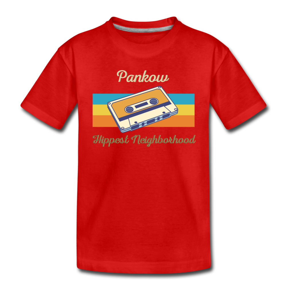 Pankow Hippest Neighborhood - Teenager Premium T-Shirt - Rot