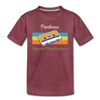 Pankow Hippest Neighborhood - Teenager Premium T-Shirt - Bordeauxrot meliert