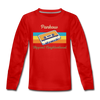 Pankow Hippest Neighborhood - Kinder Langarmshirt - Rot
