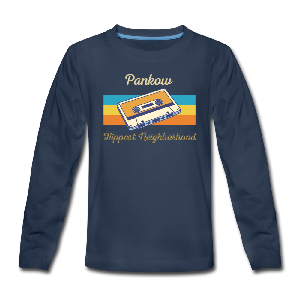 Pankow Hippest Neighborhood - Teenager Langarmshirt - Navy