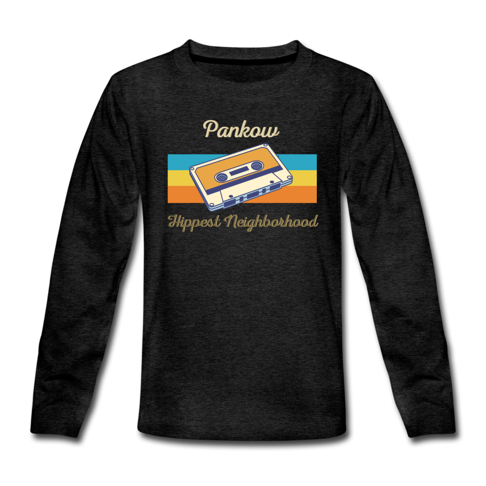 Pankow Hippest Neighborhood - Teenager Langarmshirt - Anthrazit