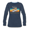 Pankow Hippest Neighborhood - Frauen Premium Langarmshirt - Navy