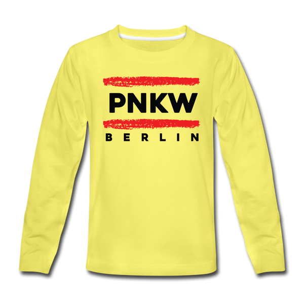 PNKW - Kinder Langarmshirt - Gelb