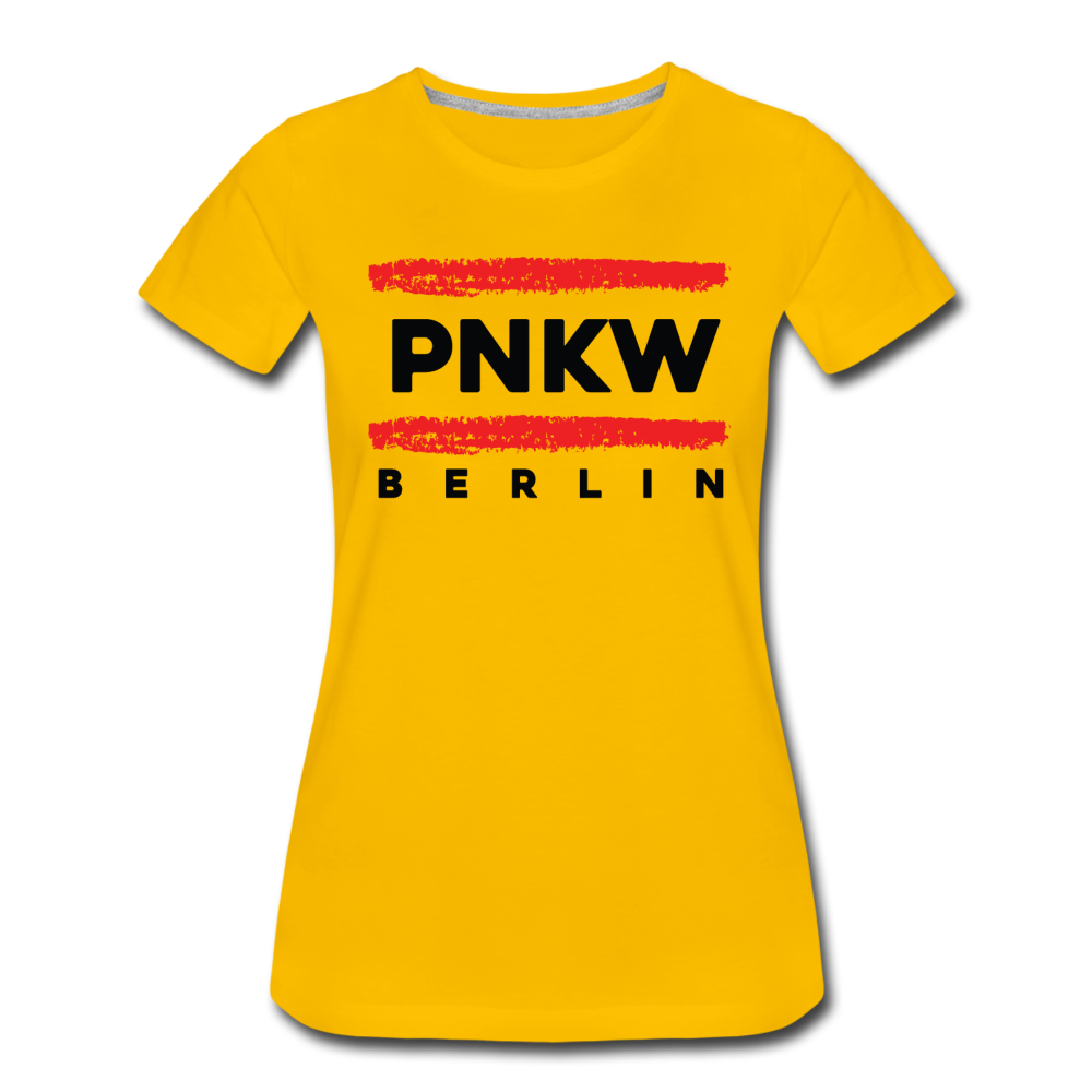 PNKW - Frauen Premium T-Shirt - Sonnengelb