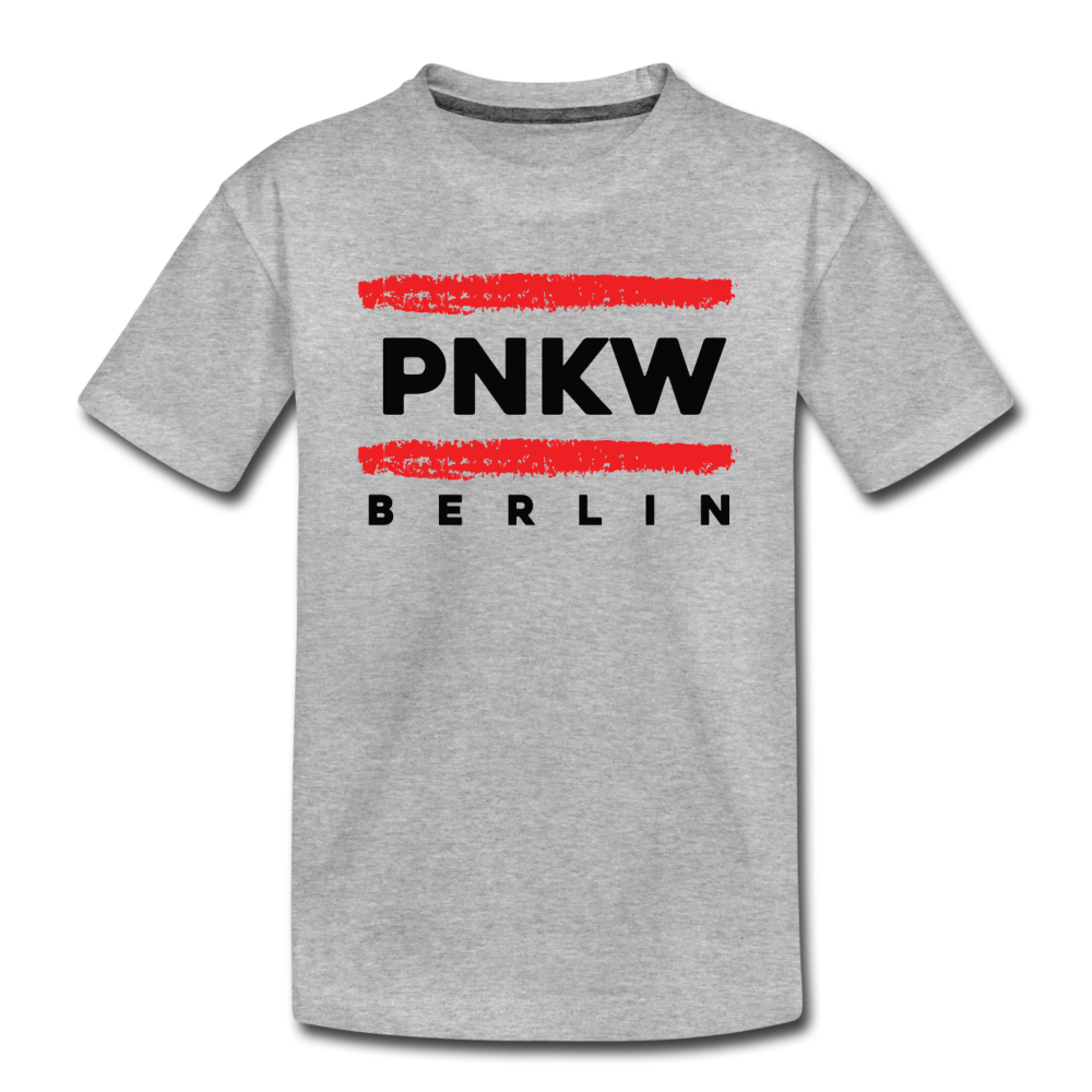 PNKW - Kinder Premium T-Shirt - Grau meliert
