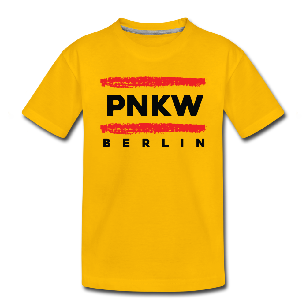 PNKW - Kinder Premium T-Shirt - Sonnengelb