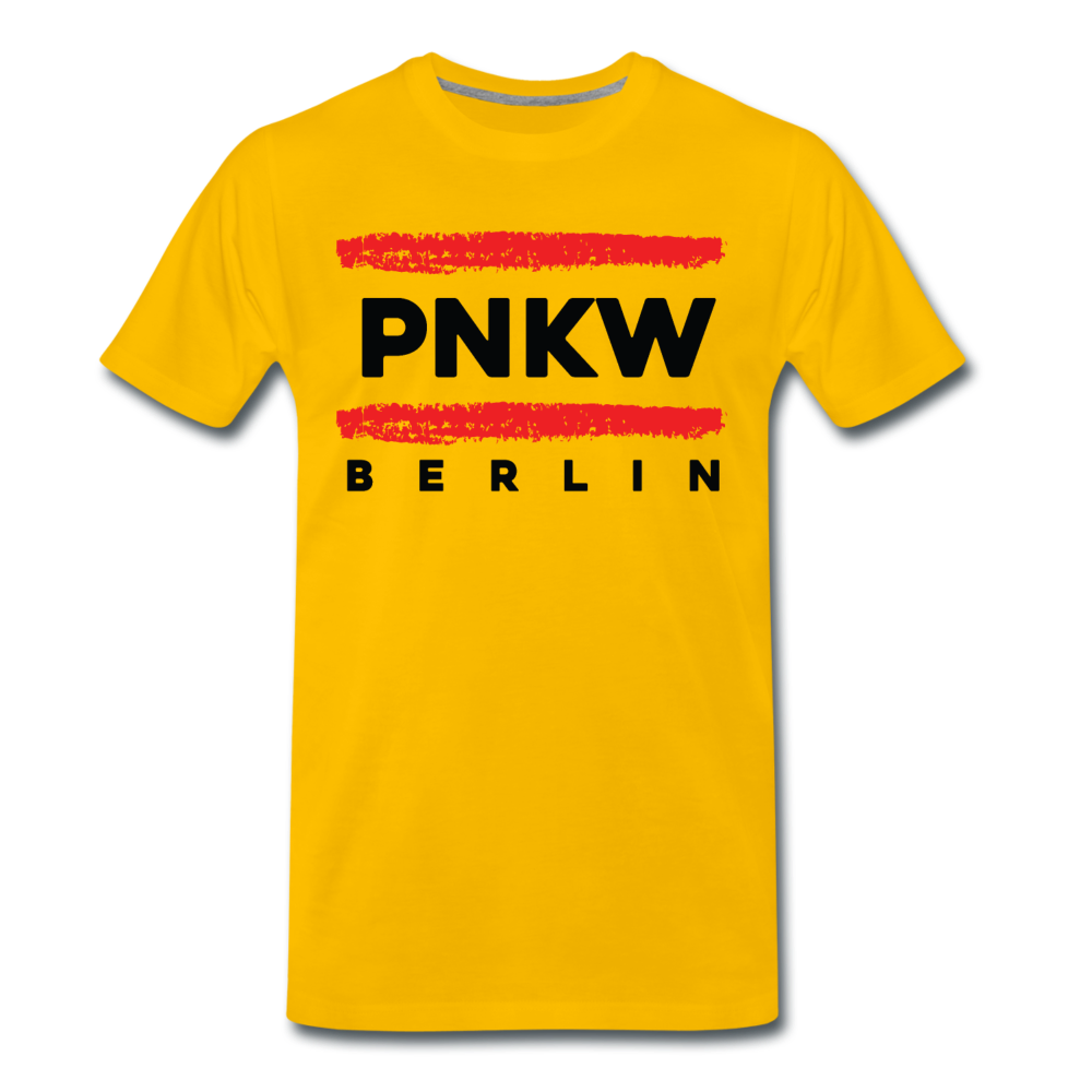 PNKW - Männer Premium T-Shirt - Sonnengelb
