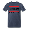 PNKW - Männer Premium T-Shirt - Blau meliert