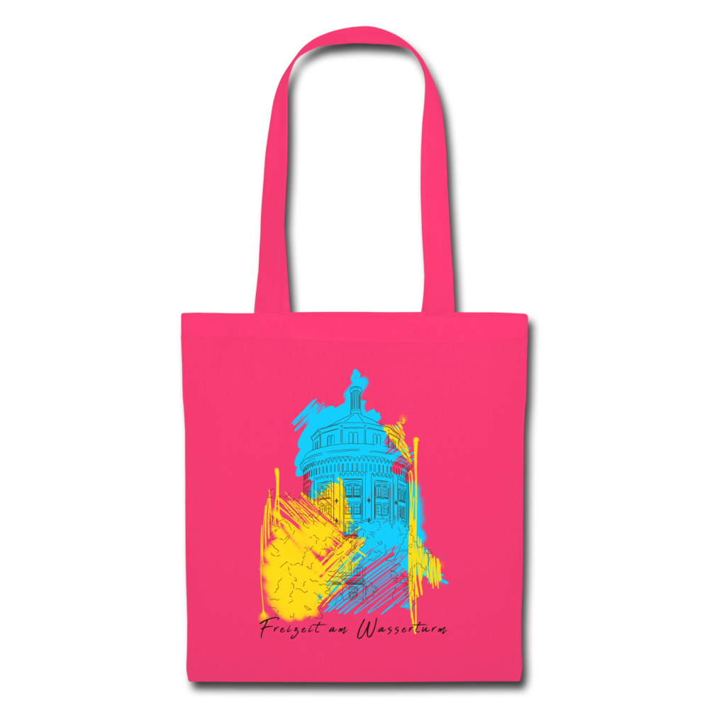 Freizeit am Wasserturm - Stoffbeutel - Azalea