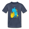 Freizeit am Wasserturm - Teenager Premium T-Shirt - Blau meliert