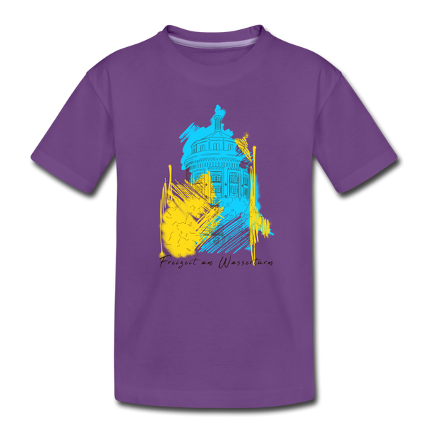 Freizeit am Wasserturm - Kinder Premium T-Shirt - Lila