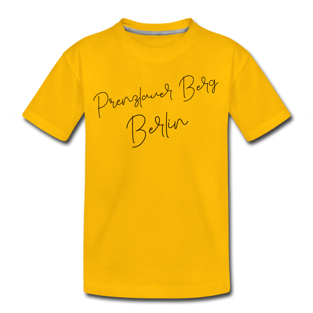 Prenzlauer Berg - Teenager Premium T-Shirt - Sonnengelb
