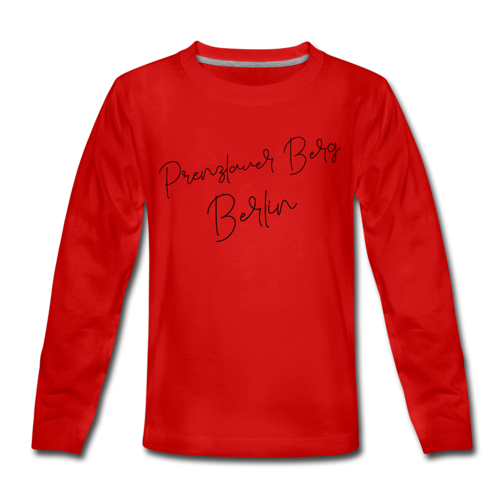 Prenzlauer Berg - Kinder Langarmshirt - Rot