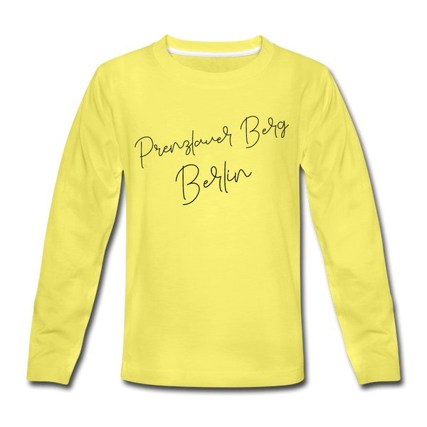 Prenzlauer Berg - Kinder Langarmshirt - Gelb