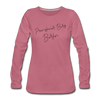Prenzlauer Berg - Frauen Premium Langarmshirt - Malve