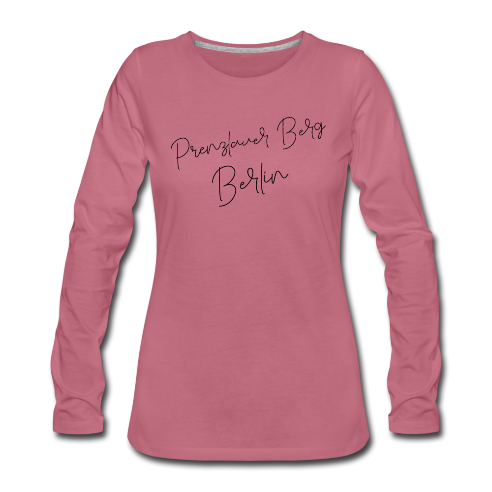 Prenzlauer Berg - Frauen Premium Langarmshirt - Malve