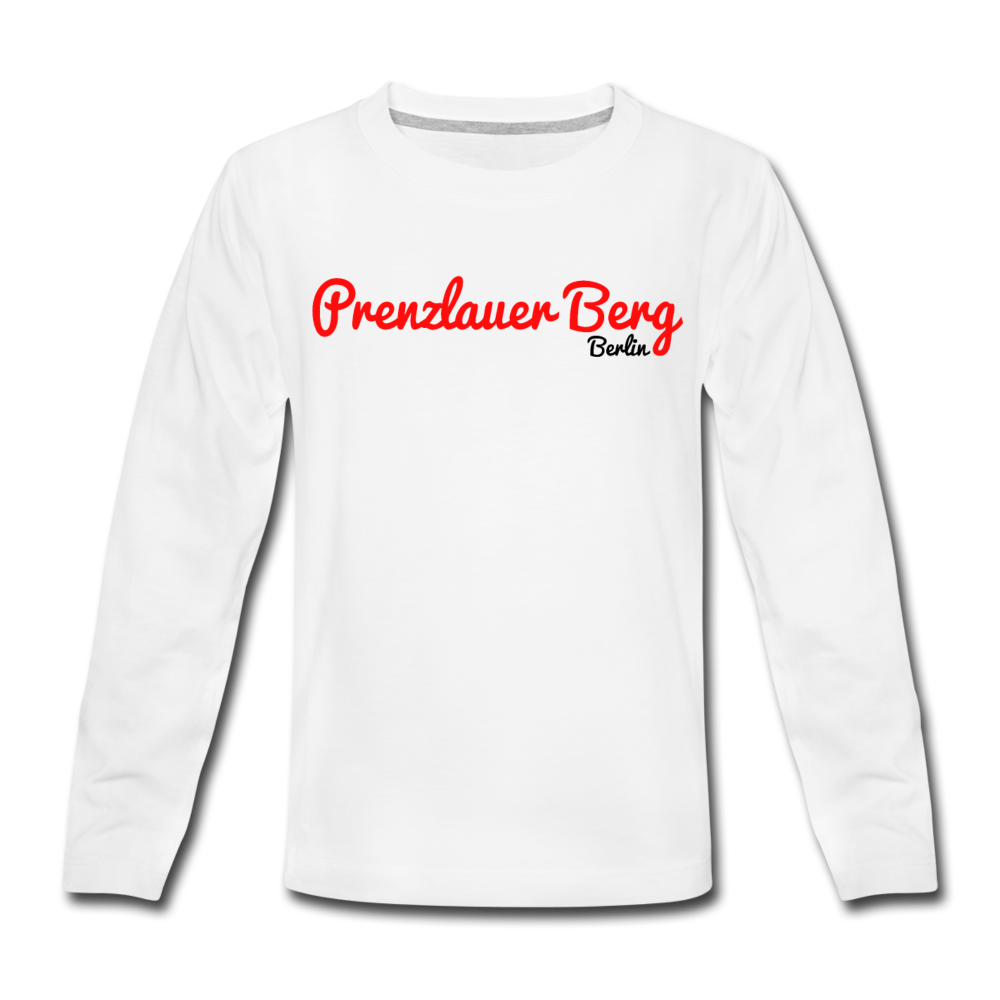 Prenzlauer Berg Berlin - Kinder Langarmshirt - Weiß
