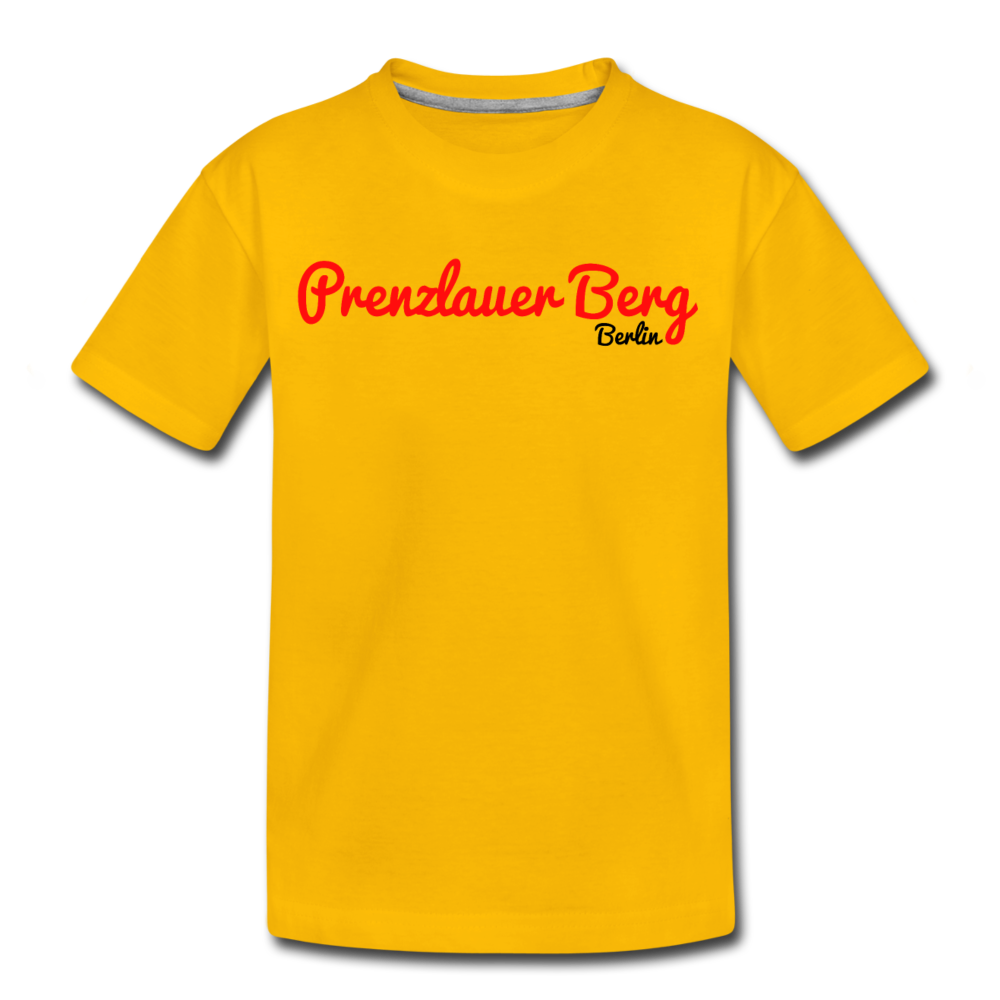 Prenzlauer Berg Berlin - Teenager Premium T-Shirt - Sonnengelb