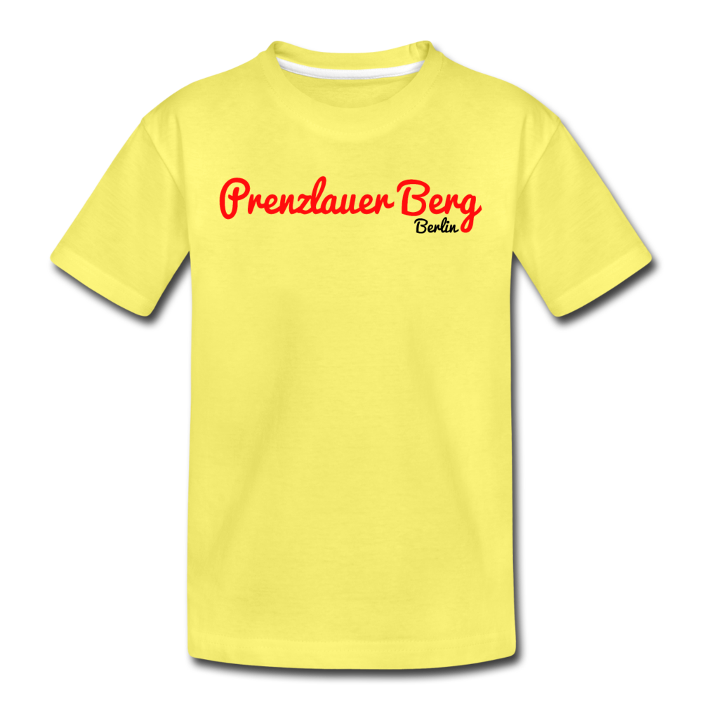 Prenzlauer Berg Berlin - Kinder Premium T-Shirt - Gelb