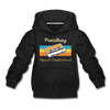 PrenzlBerg Hippest Neighborhood - Kinder Premium Hoodie - Schwarz