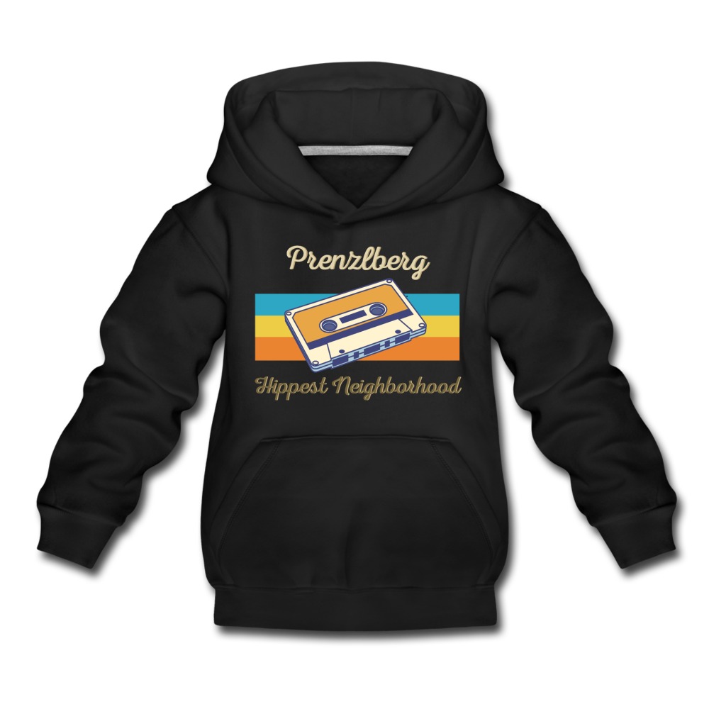 PrenzlBerg Hippest Neighborhood - Kinder Premium Hoodie - Schwarz