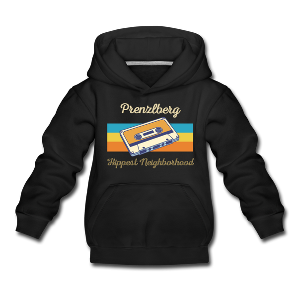 PrenzlBerg Hippest Neighborhood - Kinder Premium Hoodie - Schwarz