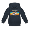 PrenzlBerg Hippest Neighborhood - Kinder Premium Hoodie - Navy