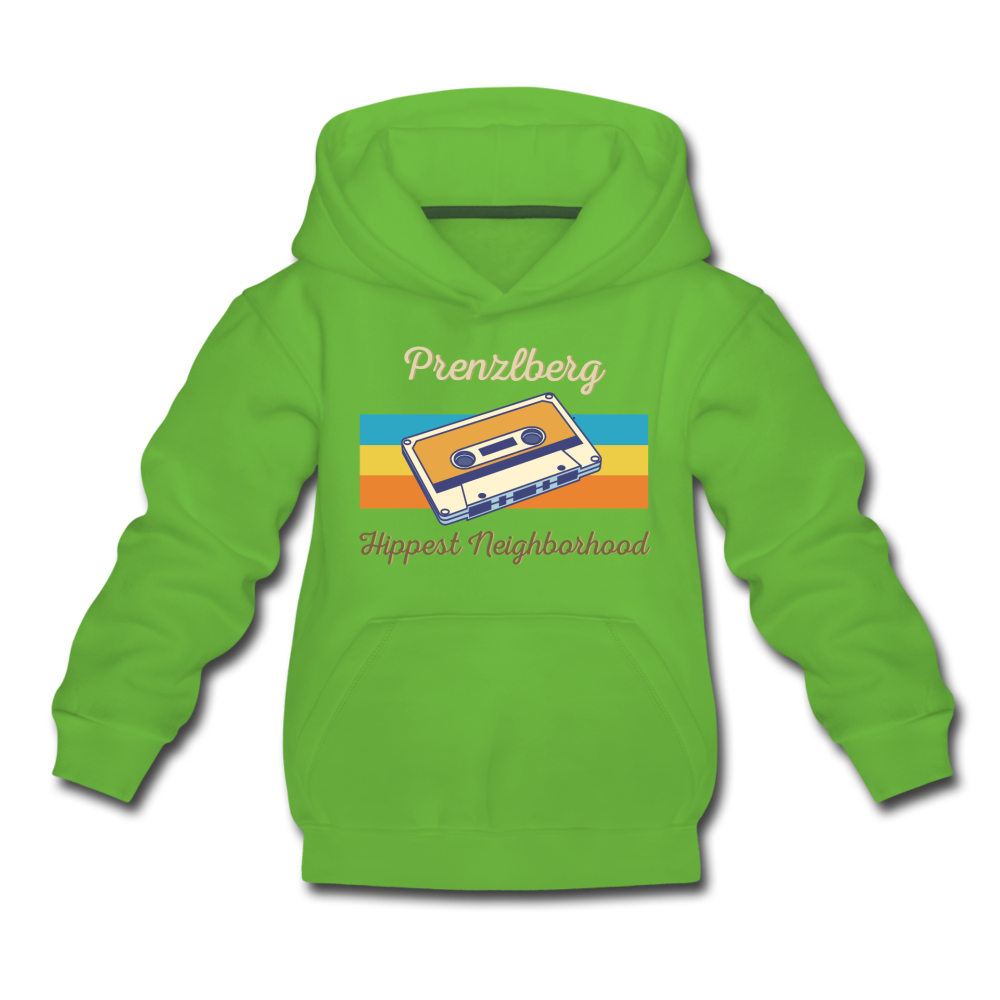 PrenzlBerg Hippest Neighborhood - Kinder Premium Hoodie - Hellgrün