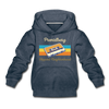 PrenzlBerg Hippest Neighborhood - Kinder Premium Hoodie - Jeansblau