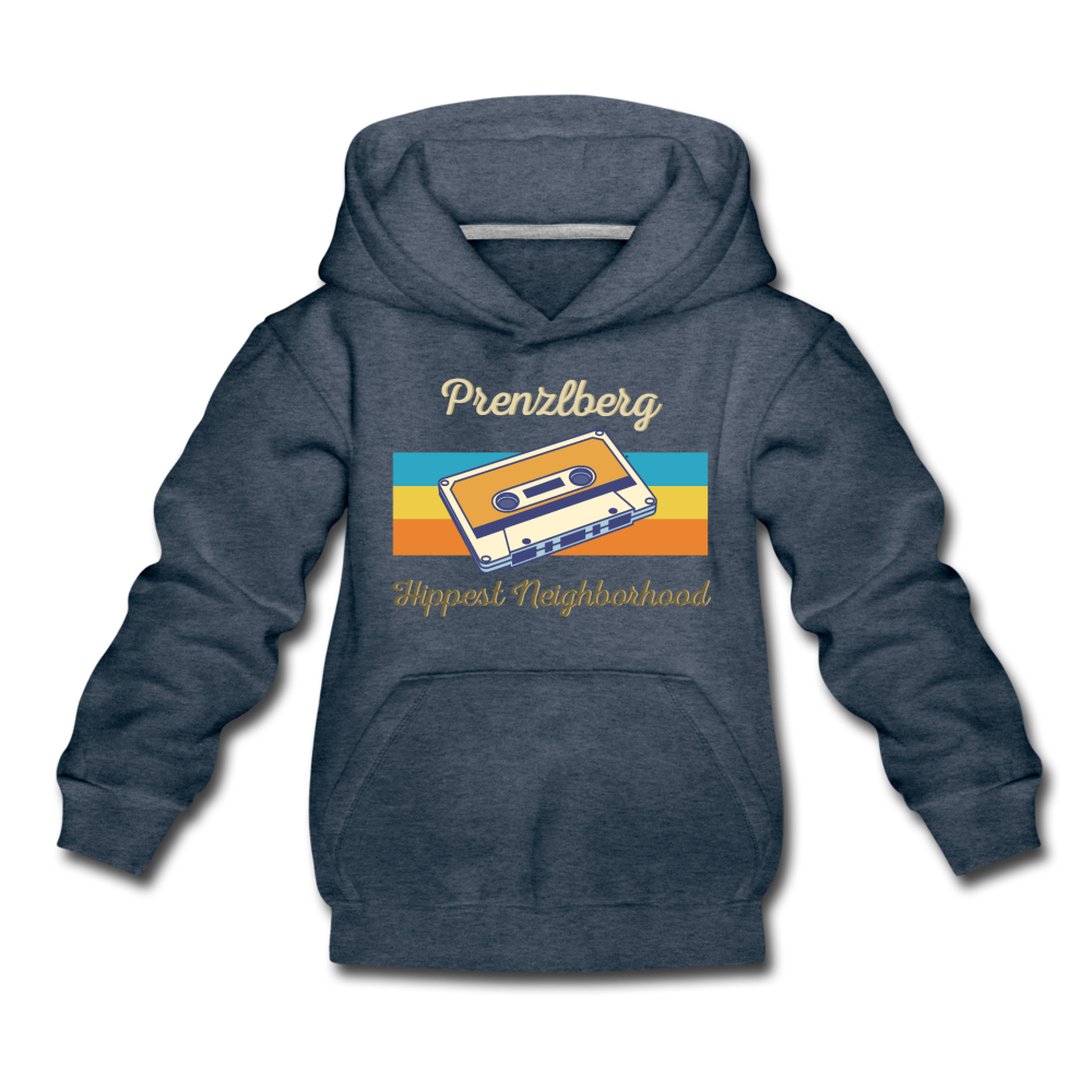 PrenzlBerg Hippest Neighborhood - Kinder Premium Hoodie - Jeansblau