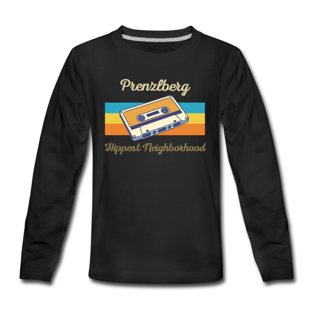 PrenzlBerg Hippest Neighborhood - Teenager Langarmshirt - Schwarz