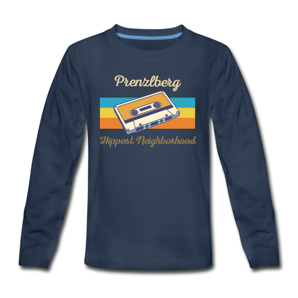 PrenzlBerg Hippest Neighborhood - Teenager Langarmshirt - Navy