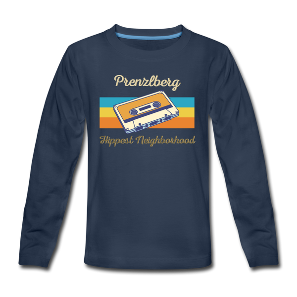 PrenzlBerg Hippest Neighborhood - Teenager Langarmshirt - Navy