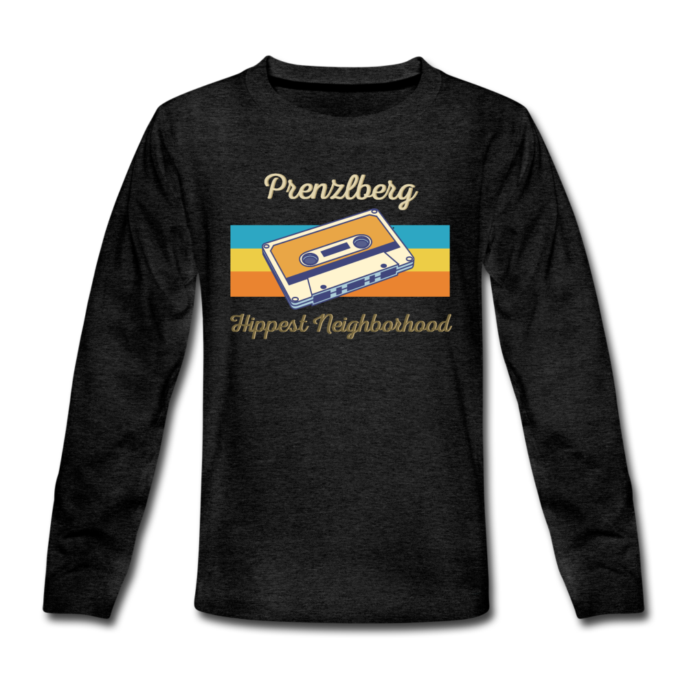 PrenzlBerg Hippest Neighborhood - Teenager Langarmshirt - Anthrazit