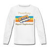 PrenzlBerg Hippest Neighborhood - Kinder Langarmshirt - Weiß