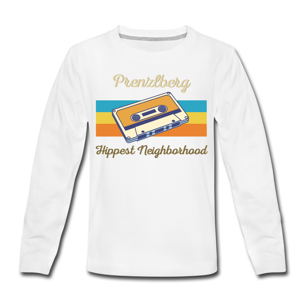 PrenzlBerg Hippest Neighborhood - Kinder Langarmshirt - Weiß