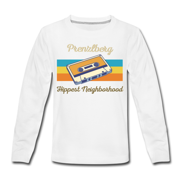 PrenzlBerg Hippest Neighborhood - Kinder Langarmshirt - Weiß