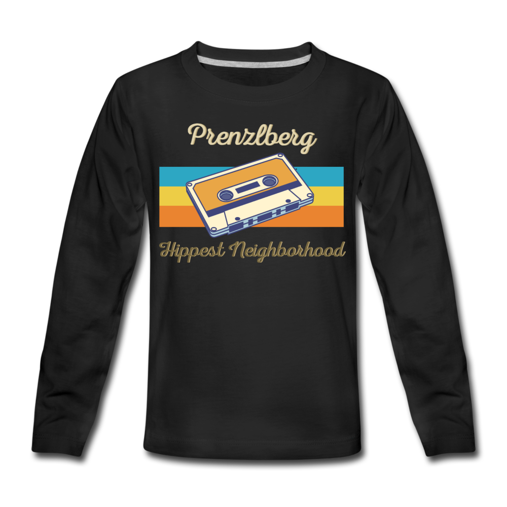 PrenzlBerg Hippest Neighborhood - Kinder Langarmshirt - Schwarz