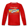 PrenzlBerg Hippest Neighborhood - Kinder Langarmshirt - Rot