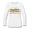PrenzlBerg Hippest Neighborhood - Frauen Premium Langarmshirt - Weiß