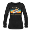 PrenzlBerg Hippest Neighborhood - Frauen Premium Langarmshirt - Schwarz