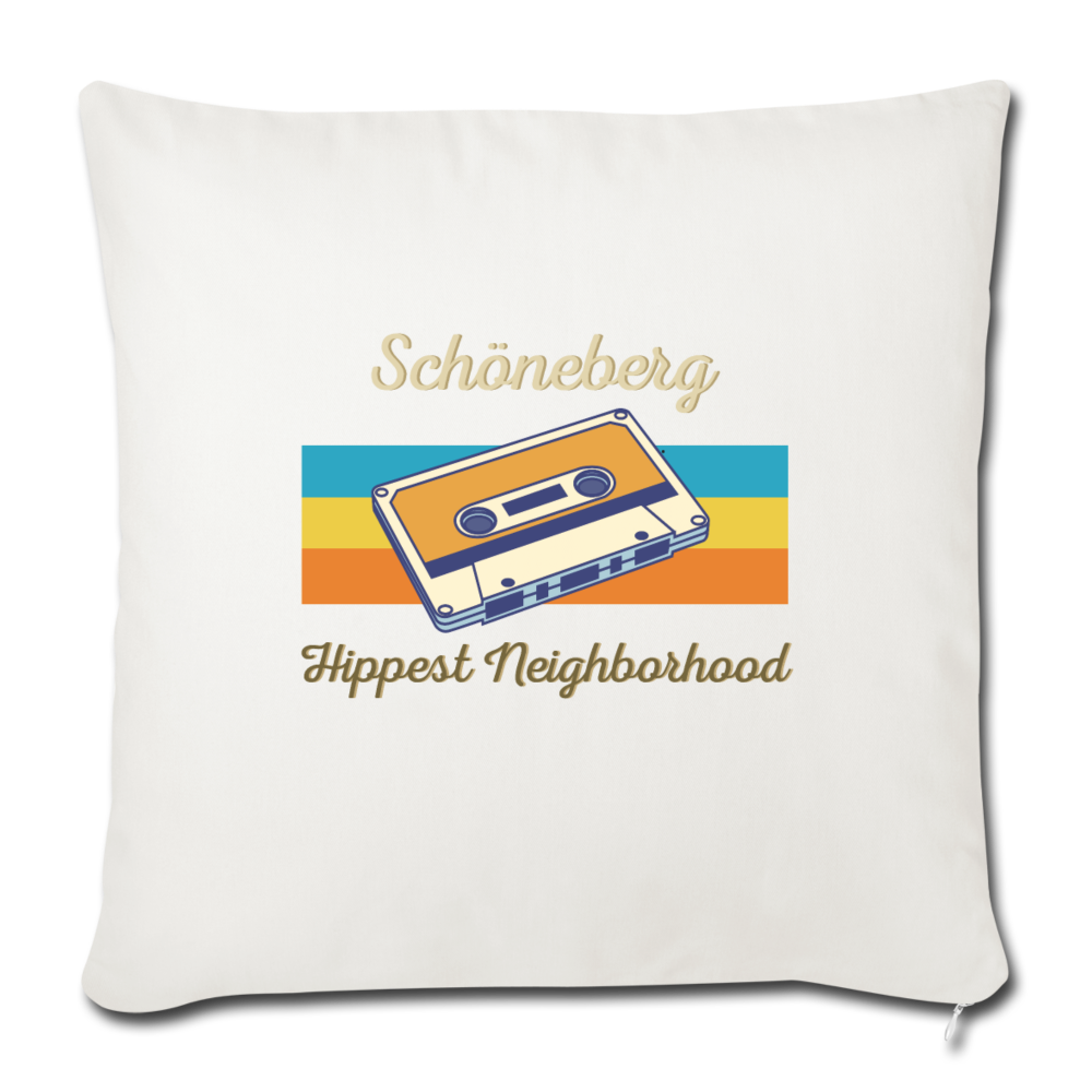Schöneberg Hippest Neighborhood - Sofakissen mit Füllung (45 x 45 cm) - Naturweiß