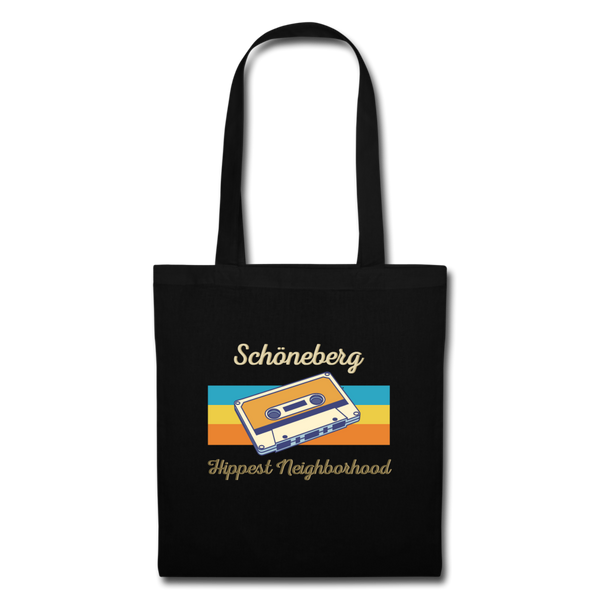 Schöneberg Hippest Neighborhood - Stoffbeutel - Schwarz