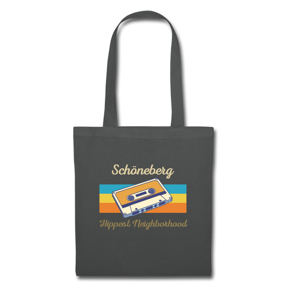 Schöneberg Hippest Neighborhood - Stoffbeutel - Graphite